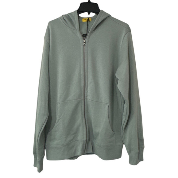 Allbirds anytime full zip hoodie bark grey mens size Large new with tags - Picture 1 of 4